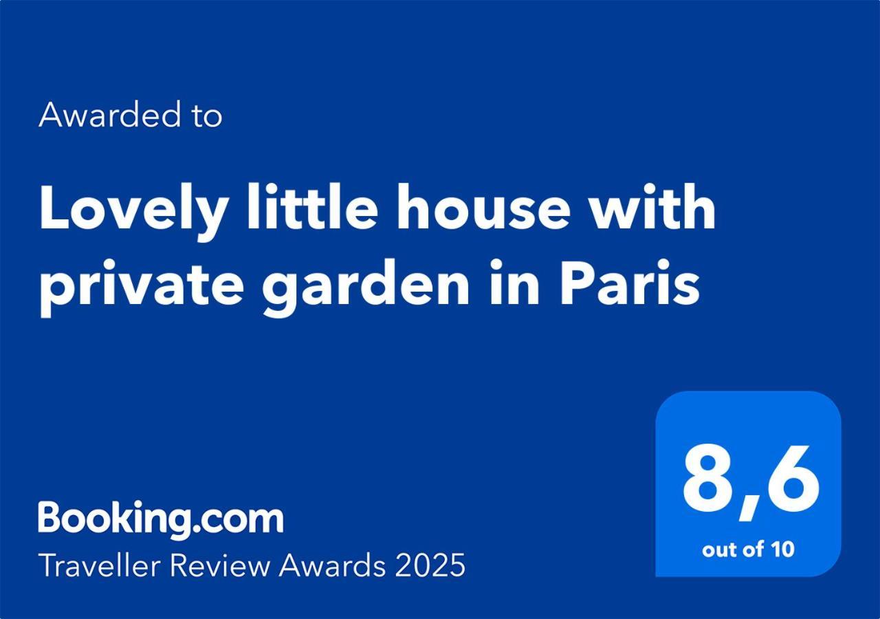 Lovely Little House With Private Garden In Paris Ivry-sur-Seine Eksteriør billede